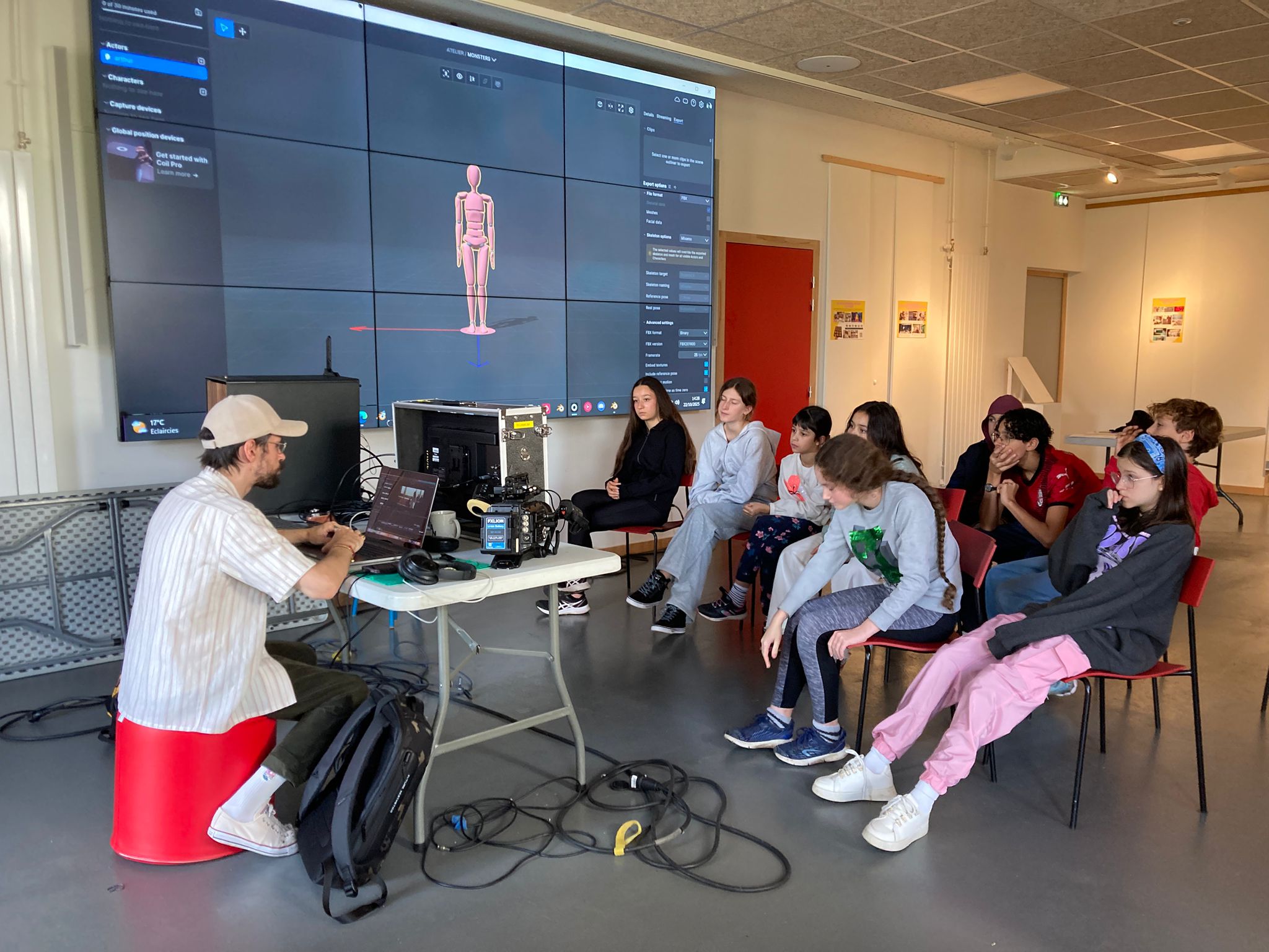 Retour sur l’atelier Cinéma Motion Capture